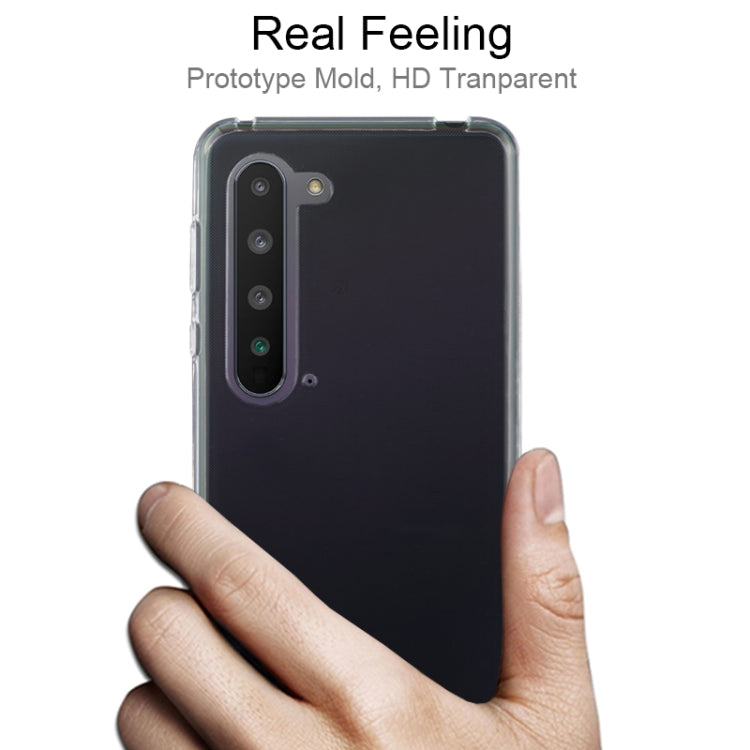 For Sharp Aquos R5G 0.75mm Ultra-thin Transparent TPU Soft Protective Case