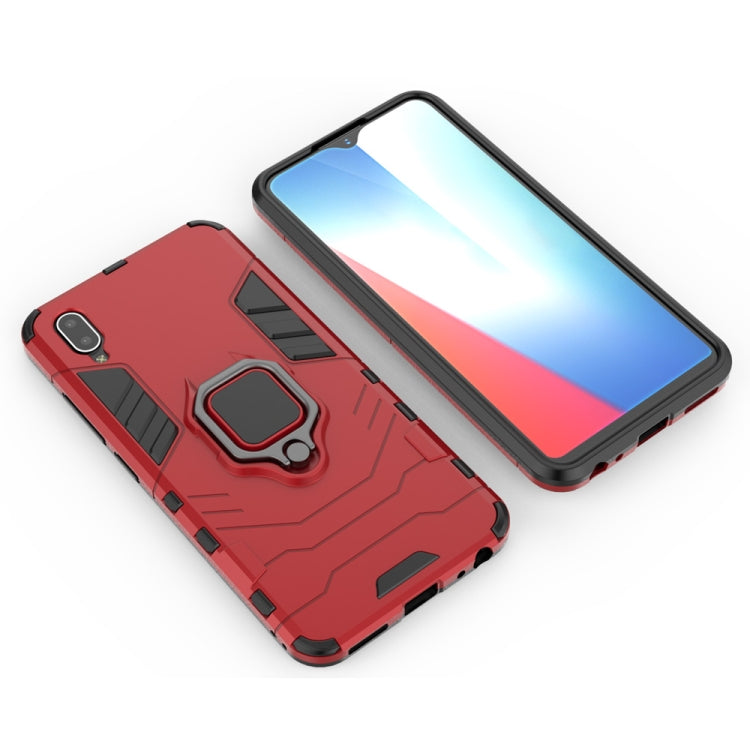 PC + TPU Shockproof Protective Case with Magnetic Ring Holder for Vivo Y93
