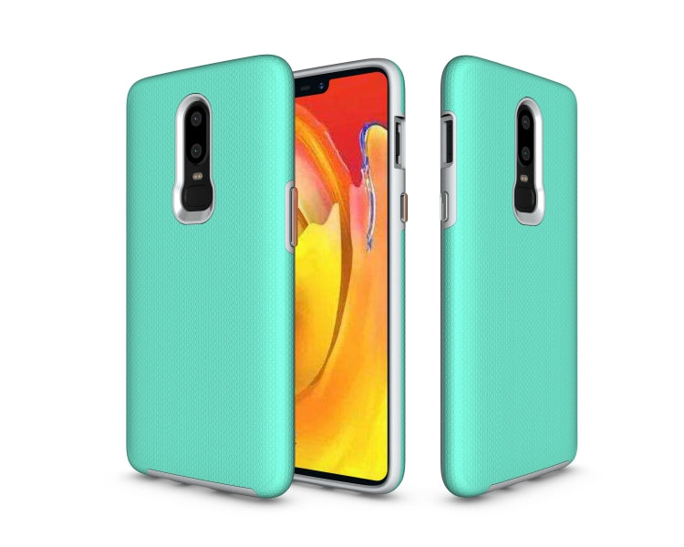 Anti-slip Armor Texture TPU + PC Case for OnePlus 6