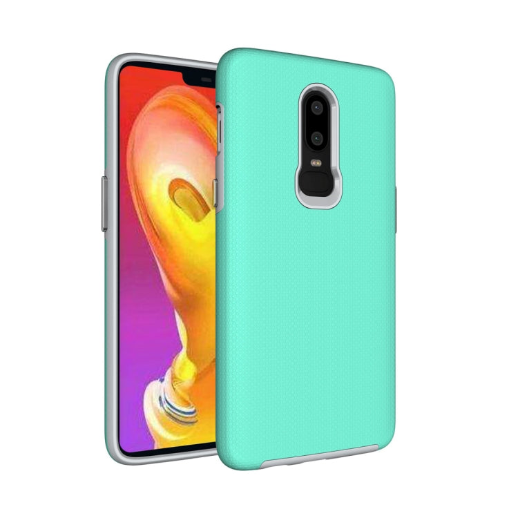 Anti-slip Armor Texture TPU + PC Case for OnePlus 6