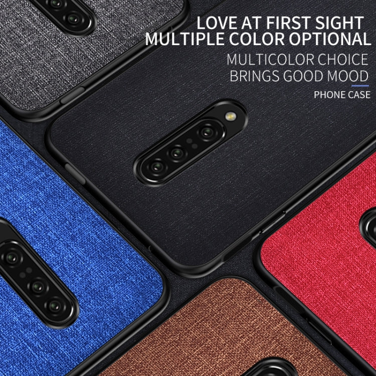 Shockproof Cloth Texture PC+ TPU Protective Case for OnePlus 7
