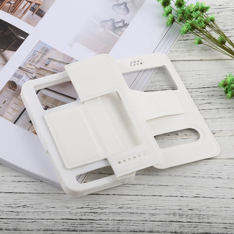 For iPhone, Galaxy, Huawei And Other 4.5-5.0 Inch Mobile Phones, Solid Color Horizontal Flip Universal Leather Case with Call Display ID & Holder & Magnetic Buckle