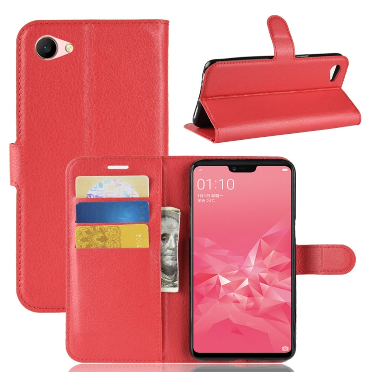 Litchi Texture Horizontal Flip Leather Case for OPPO A3, with Wallet & Holder & Card Slots