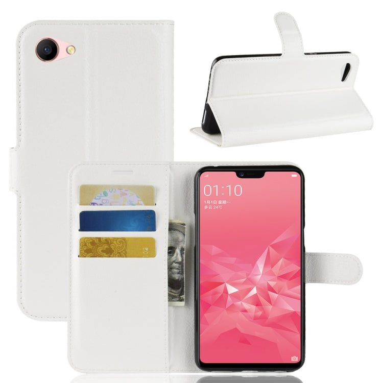Litchi Texture Horizontal Flip Leather Case for OPPO A3, with Wallet & Holder & Card Slots