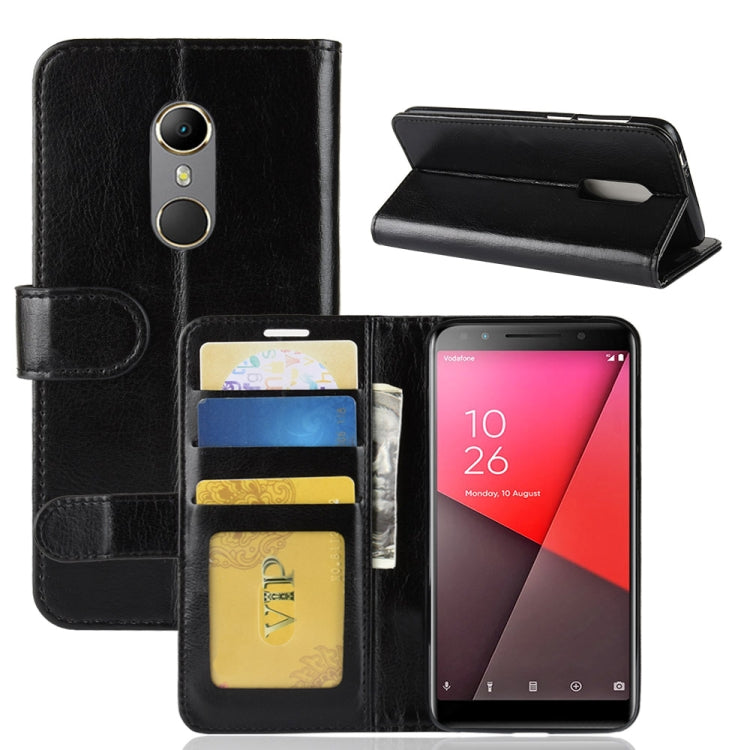 Crazy Horse Texture Horizontal Flip Leather Case for Vodafone Smart N9, with Wallet & Holder & Card Slots