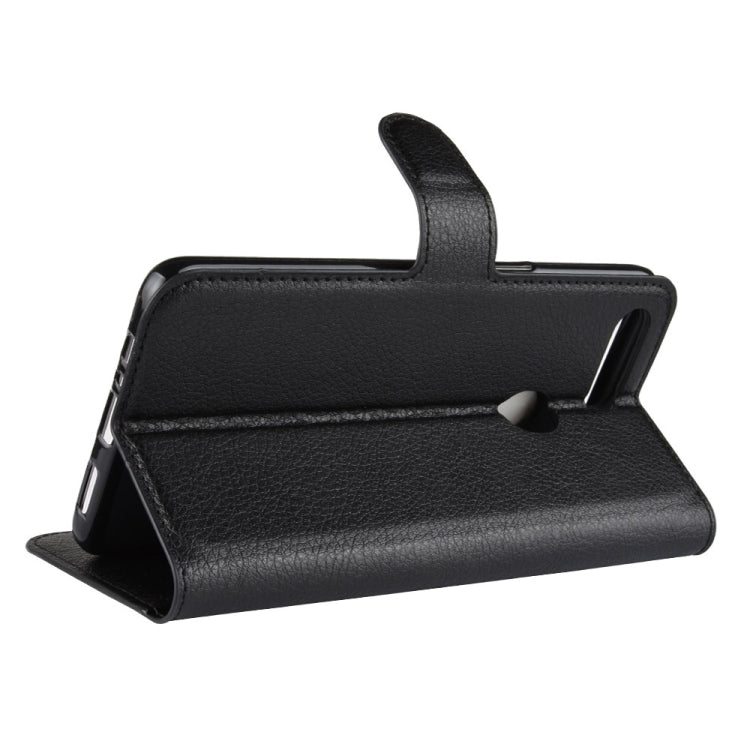 Litchi Texture Horizontal Flip Leather Case for OPPO R15 Pro, with Wallet & Holder & Card Slots