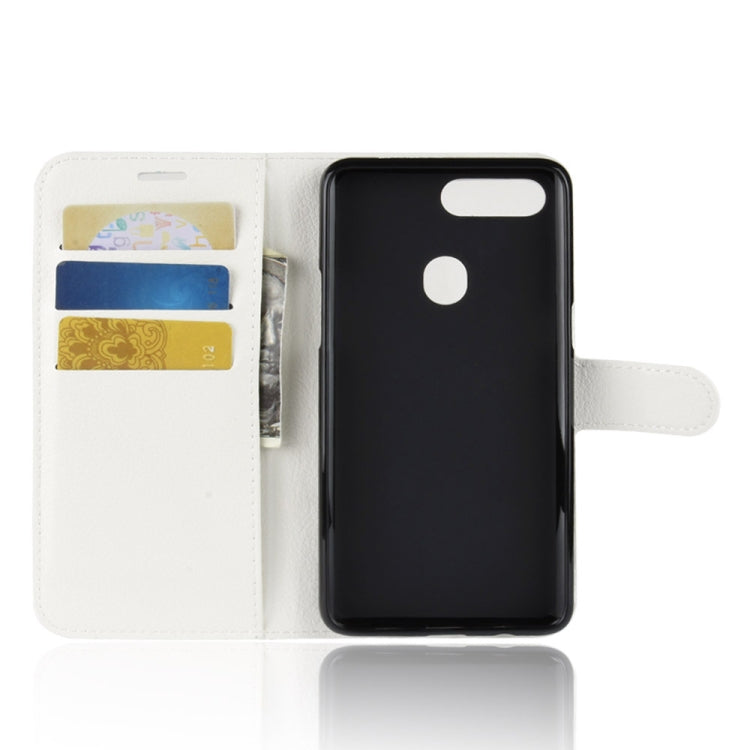 Litchi Texture Horizontal Flip Leather Case for OPPO R15 Pro, with Wallet & Holder & Card Slots