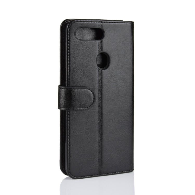 Crazy Horse Texture Horizontal Flip Leather Case for OPPO R15 Pro, with Wallet & Holder & Card Slots