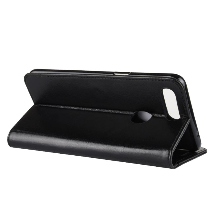 Crazy Horse Texture Horizontal Flip Leather Case for OPPO R15 Pro, with Wallet & Holder & Card Slots