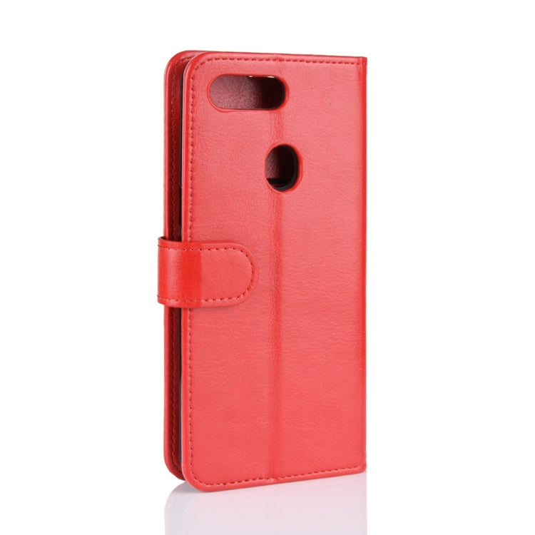 Crazy Horse Texture Horizontal Flip Leather Case for OPPO R15 Pro, with Wallet & Holder & Card Slots