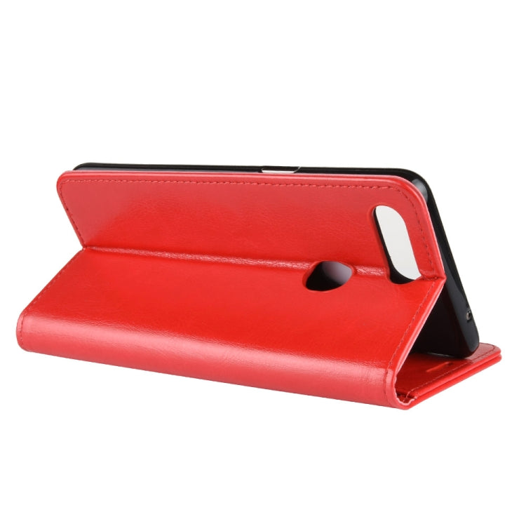 Crazy Horse Texture Horizontal Flip Leather Case for OPPO R15 Pro, with Wallet & Holder & Card Slots