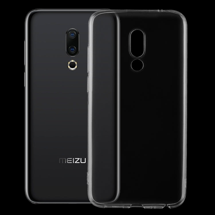 0.75mm Transparent TPU Case for Meizu 16 Plus