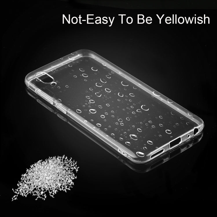 50 PCS 0.75mm Transparent TPU Case for vivo Y97
