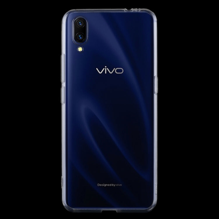 50 PCS 0.75mm Transparent TPU Case for vivo X23