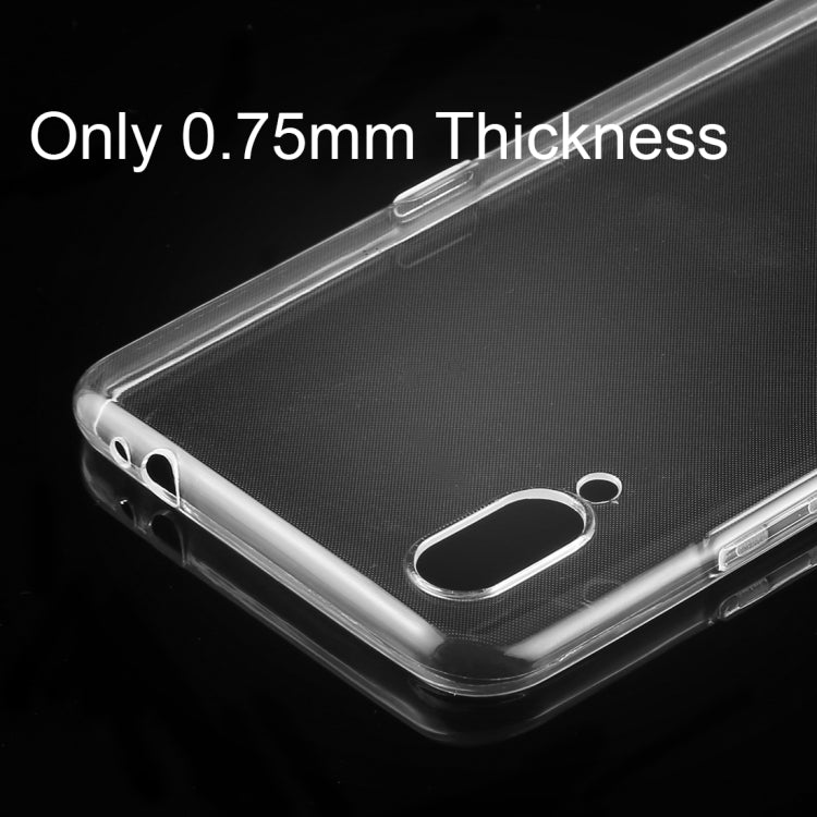 50 PCS 0.75mm Transparent TPU Case for vivo X23