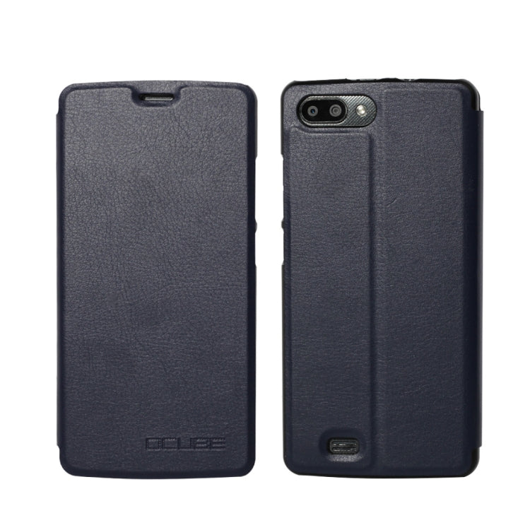 OCUBE Spring Texture Horizontal Flip Leather Case for Blackview A20, with Holder