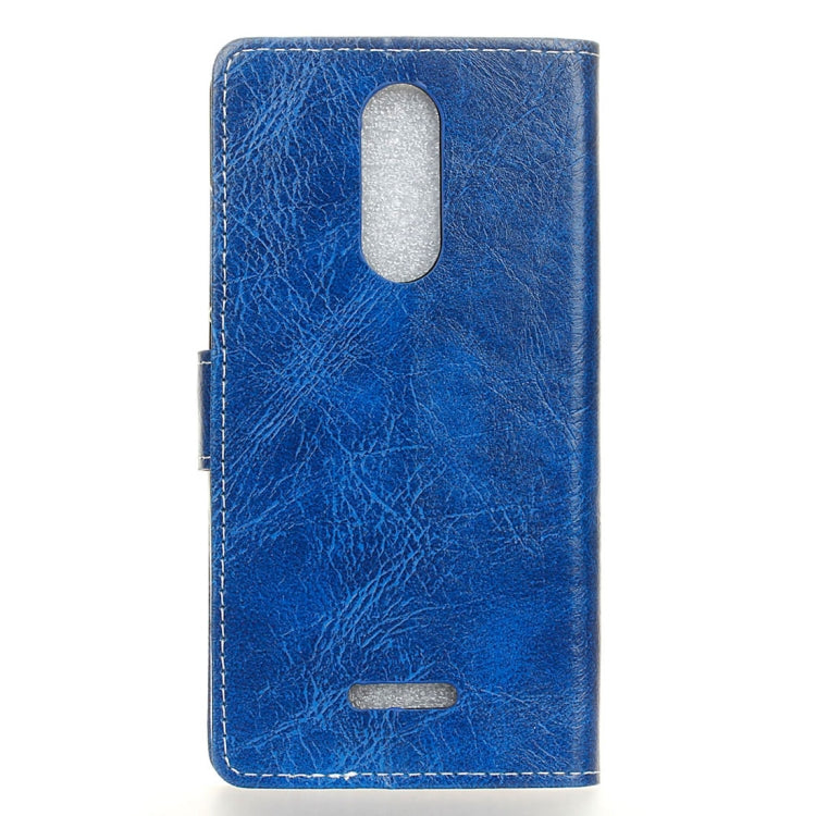 For Wiko Jerry 3 Retro Crazy Horse Texture Horizontal Flip Leather Case with Holder & Card Slots & Wallet & Photo Frame