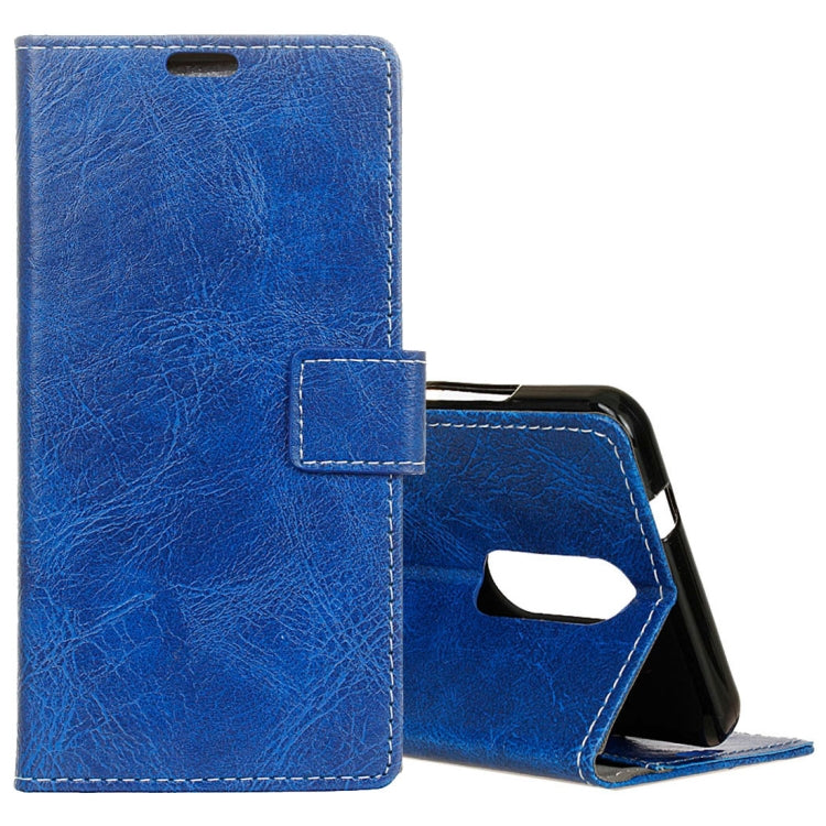 For Wiko Jerry 3 Retro Crazy Horse Texture Horizontal Flip Leather Case with Holder & Card Slots & Wallet & Photo Frame