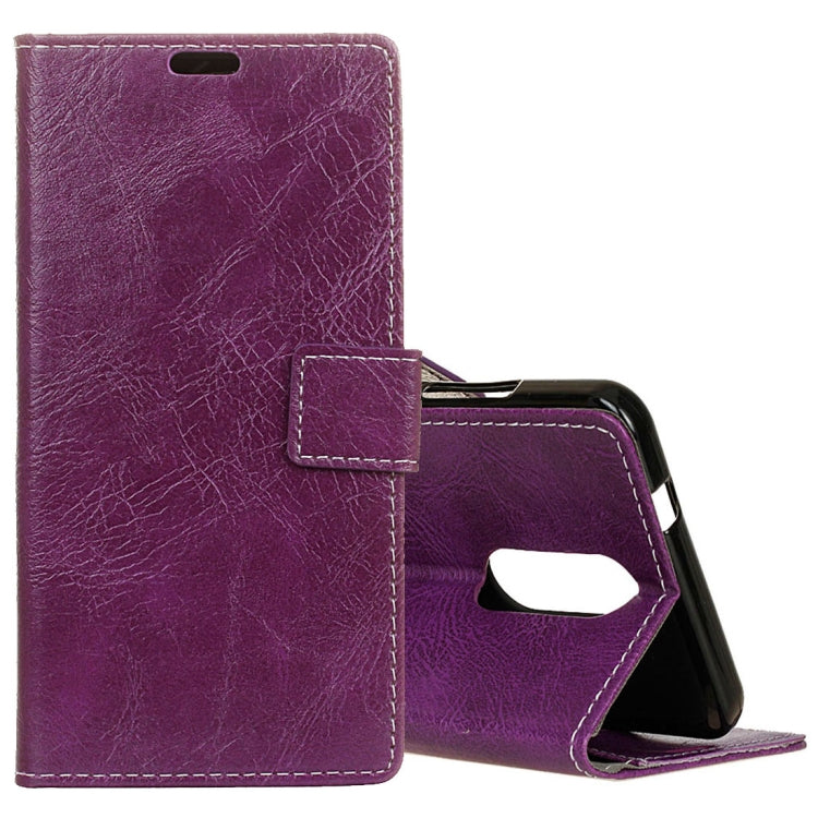 For Wiko Jerry 3 Retro Crazy Horse Texture Horizontal Flip Leather Case with Holder & Card Slots & Wallet & Photo Frame