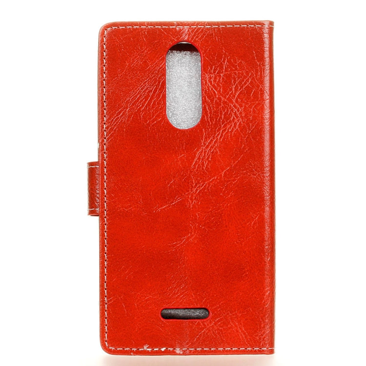 For Wiko Jerry 3 Retro Crazy Horse Texture Horizontal Flip Leather Case with Holder & Card Slots & Wallet & Photo Frame