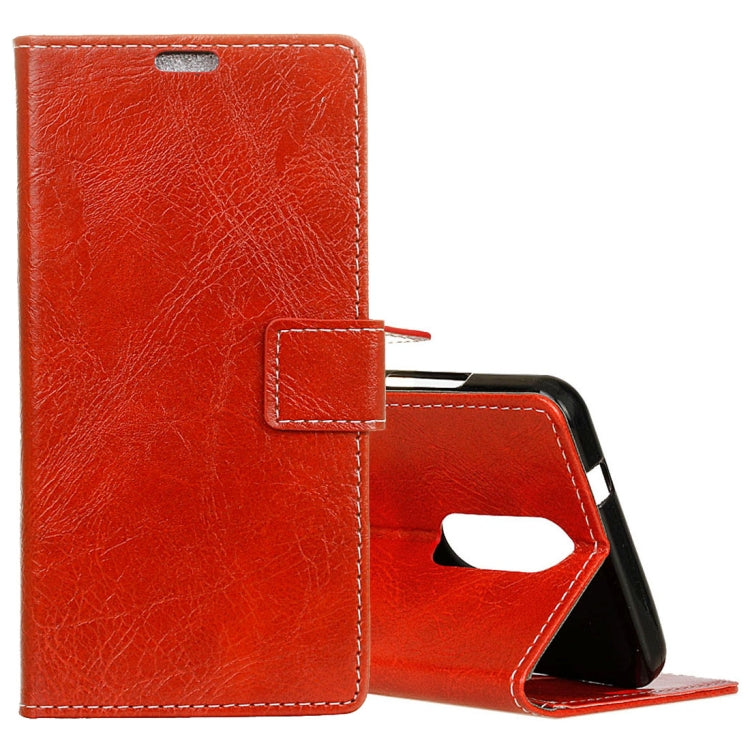 For Wiko Jerry 3 Retro Crazy Horse Texture Horizontal Flip Leather Case with Holder & Card Slots & Wallet & Photo Frame