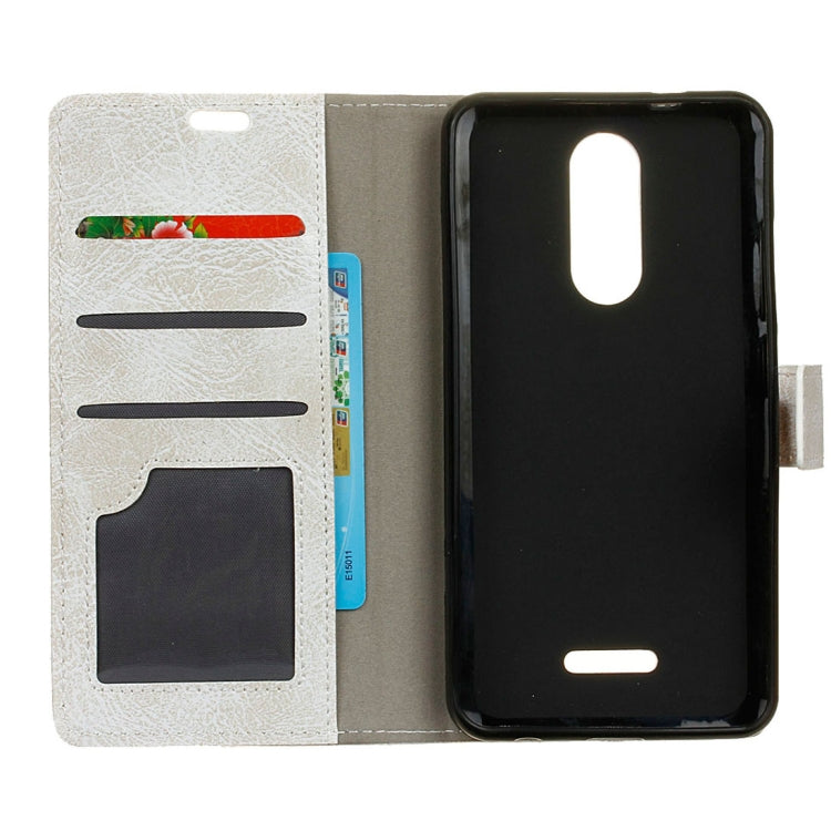 For Wiko Jerry 3 Retro Crazy Horse Texture Horizontal Flip Leather Case with Holder & Card Slots & Wallet & Photo Frame