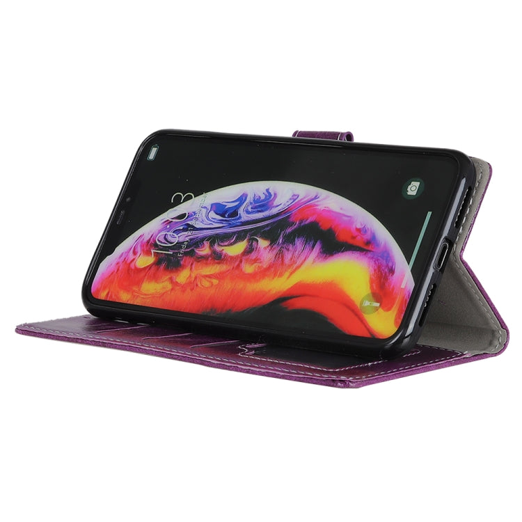 Retro Crazy Horse Texture Horizontal Flip Leather Case for OnePlus 7 Pro, with Holder & Card Slots & Photo Frame & Wallet