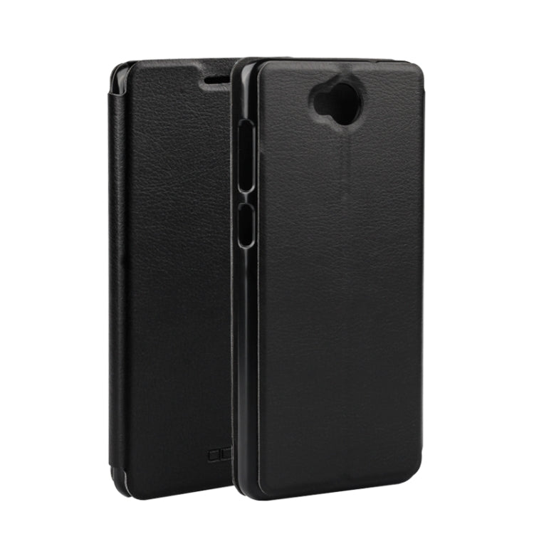 CUBOT Spring Texture Horizontal Flip Leather Case for CUBOT A5 with Holder