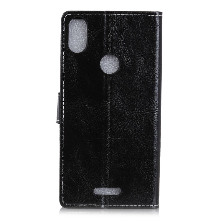 For Wiko View Max Retro Crazy Horse Texture Horizontal Flip Leather Case with Holder & Card Slots & Wallet & Photo