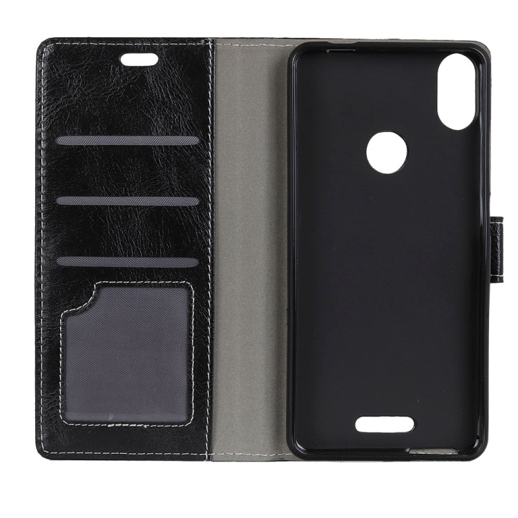 For Wiko View Max Retro Crazy Horse Texture Horizontal Flip Leather Case with Holder & Card Slots & Wallet & Photo