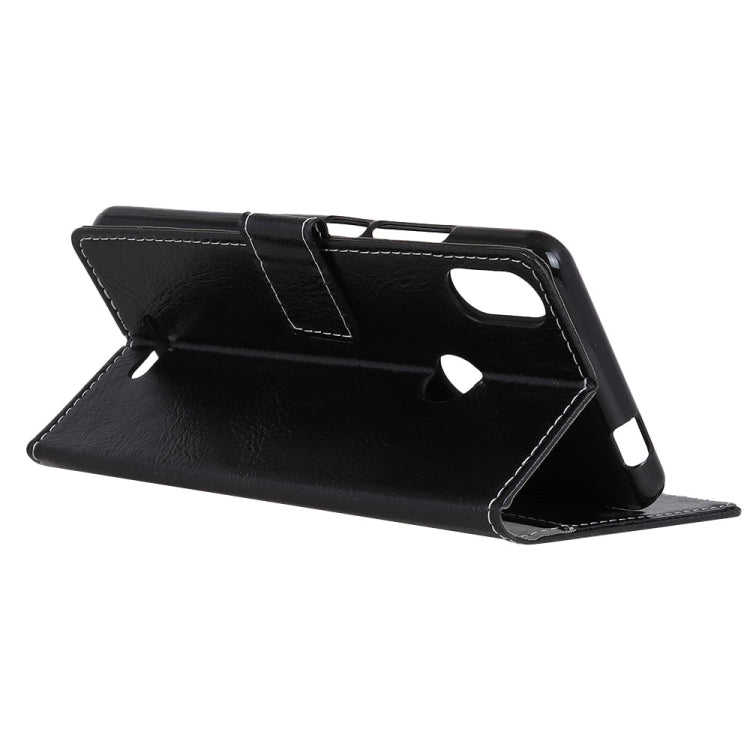 For Wiko View Max Retro Crazy Horse Texture Horizontal Flip Leather Case with Holder & Card Slots & Wallet & Photo