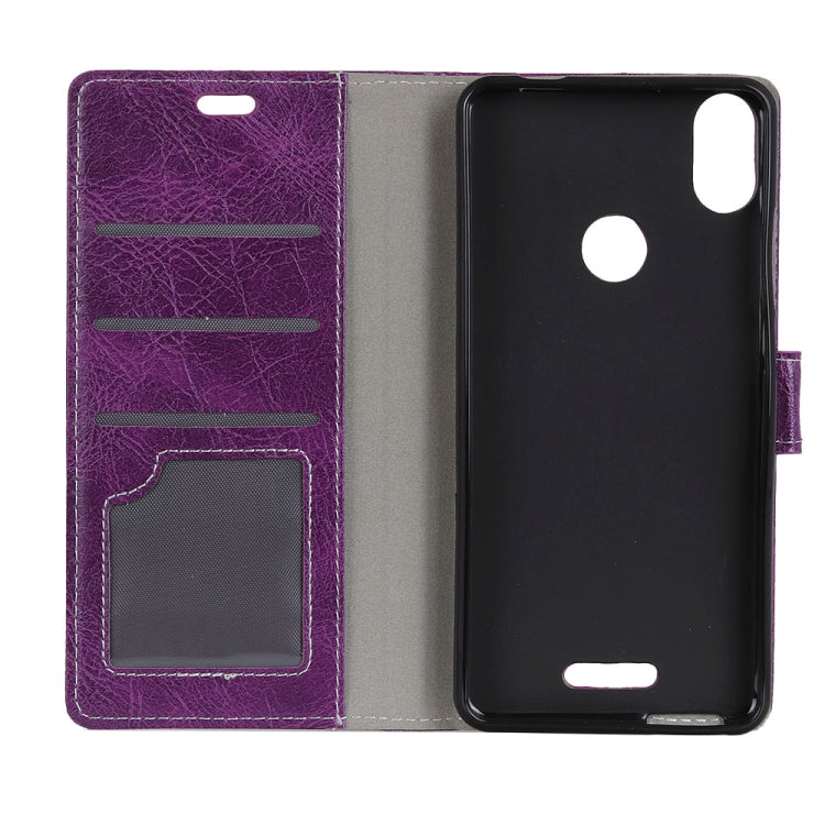 For Wiko View Max Retro Crazy Horse Texture Horizontal Flip Leather Case with Holder & Card Slots & Wallet & Photo