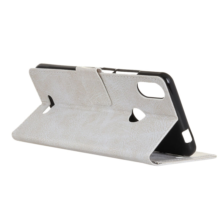 For Wiko View Max Retro Crazy Horse Texture Horizontal Flip Leather Case with Holder & Card Slots & Wallet & Photo