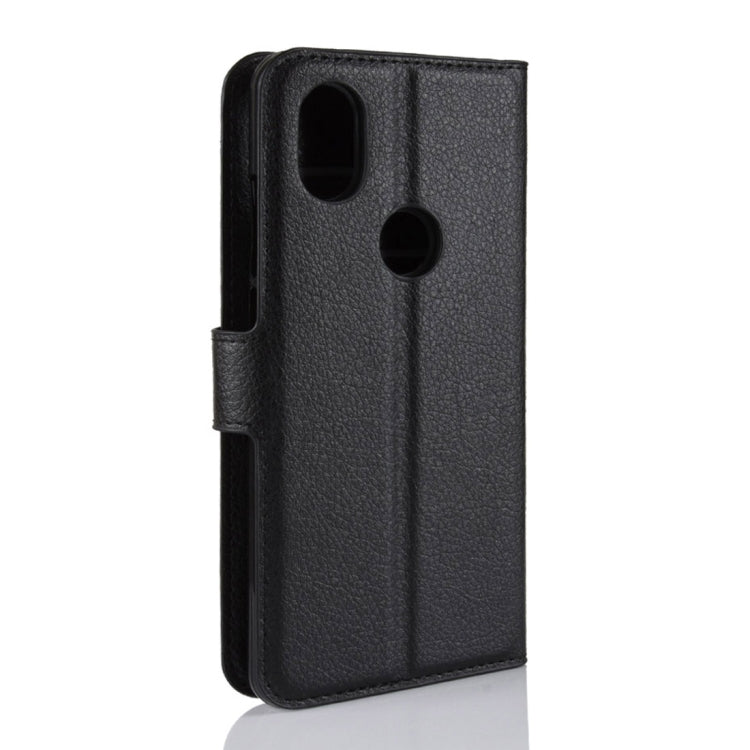 Litchi Texture Horizontal Flip Leather Case for Wiko View 2, with Holder & Card Slots & Wallet