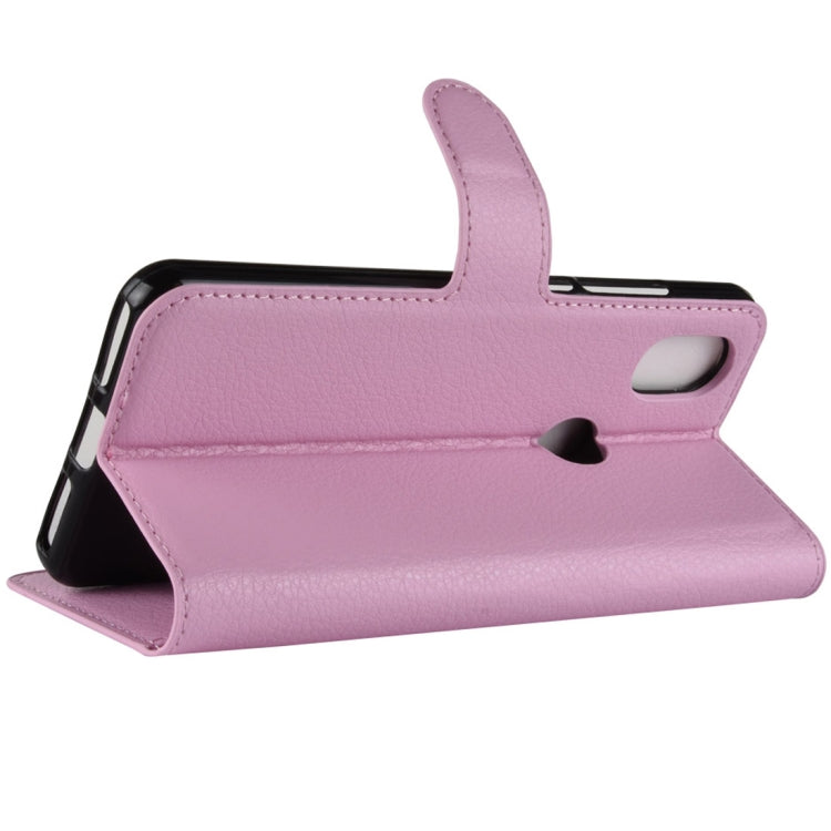 Litchi Texture Horizontal Flip Leather Case for Wiko View 2, with Holder & Card Slots & Wallet