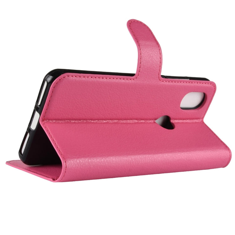 Litchi Texture Horizontal Flip Leather Case for Wiko View 2, with Holder & Card Slots & Wallet