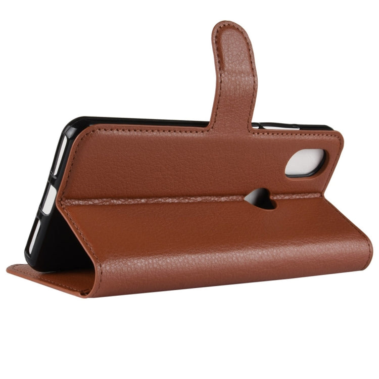 Litchi Texture Horizontal Flip Leather Case for Wiko View 2, with Holder & Card Slots & Wallet