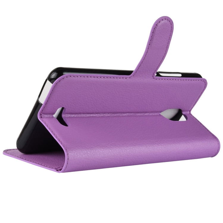 Litchi Texture Horizontal Flip Leather Case for Wiko View Go, with Wallet & Holder & Card Slots