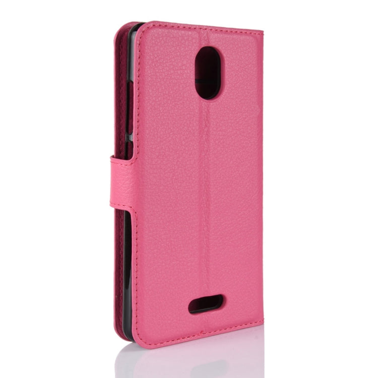 Litchi Texture Horizontal Flip Leather Case for Wiko View Go, with Wallet & Holder & Card Slots