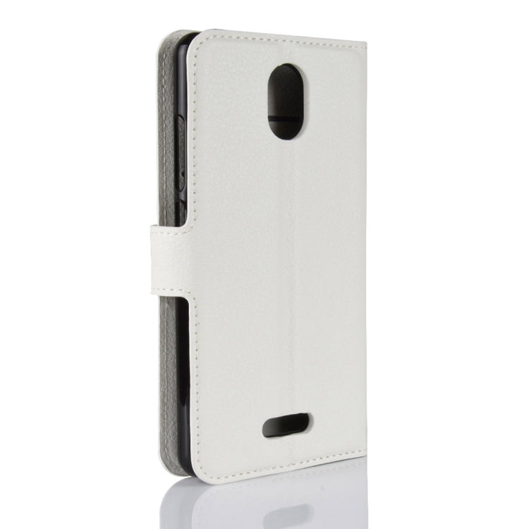 Litchi Texture Horizontal Flip Leather Case for Wiko View Go, with Wallet & Holder & Card Slots