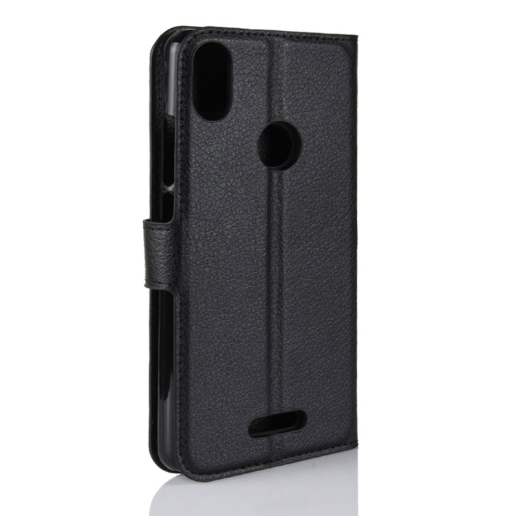 Litchi Texture Horizontal Flip Leather Case for Wiko View Max,with Wallet & Holder & Card Slots