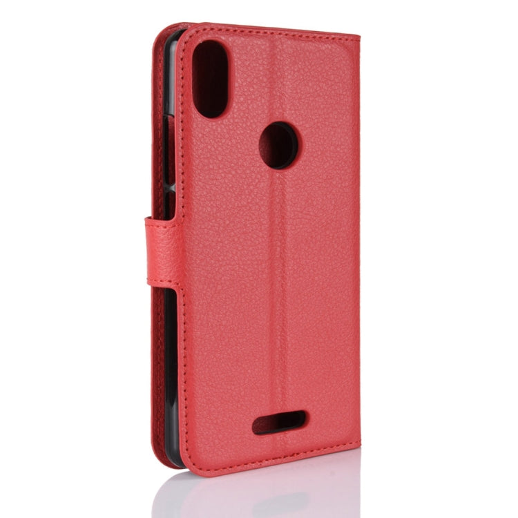 Litchi Texture Horizontal Flip Leather Case for Wiko View Max,with Wallet & Holder & Card Slots