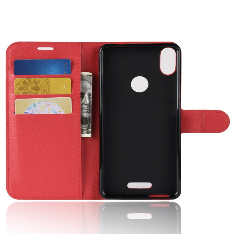 Litchi Texture Horizontal Flip Leather Case for Wiko View Max,with Wallet & Holder & Card Slots