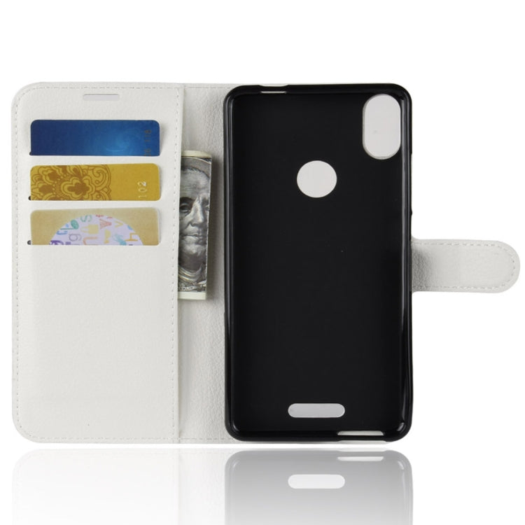 Litchi Texture Horizontal Flip Leather Case for Wiko View Max,with Wallet & Holder & Card Slots