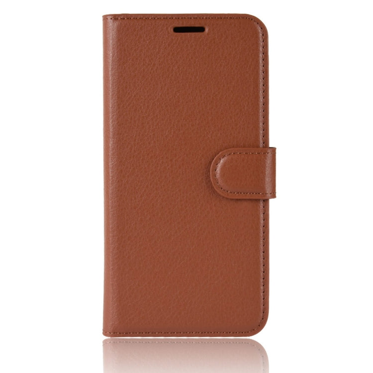 Litchi Texture Horizontal Flip Leather Case for Wiko View Max,with Wallet & Holder & Card Slots