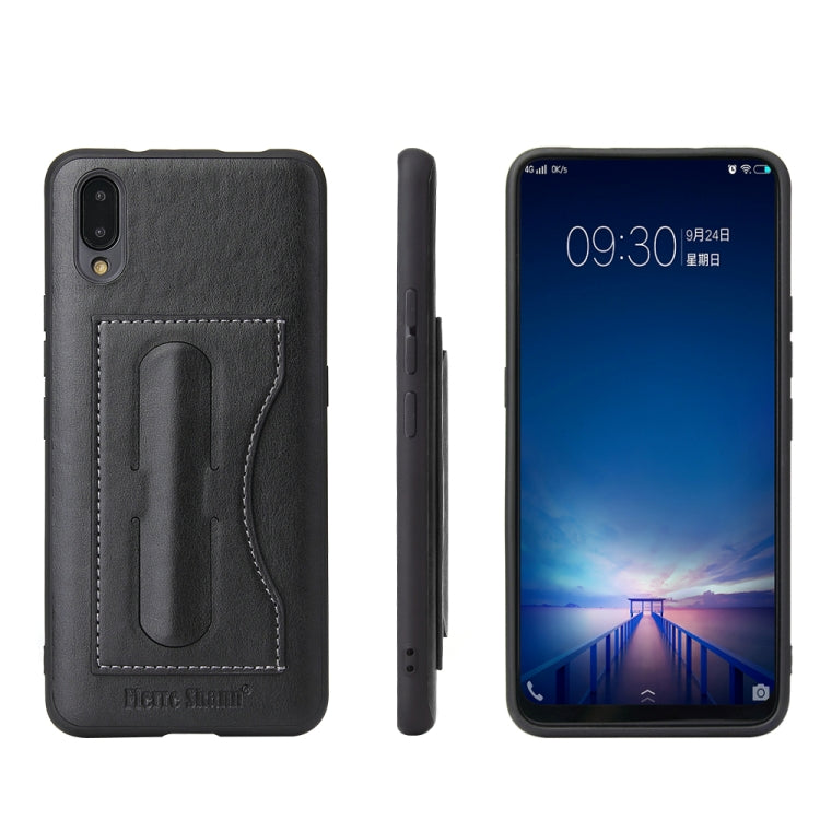 Fierre Shann Full Coverage Protective Leather Case for vivo NEX, with Holder & Card Slot
