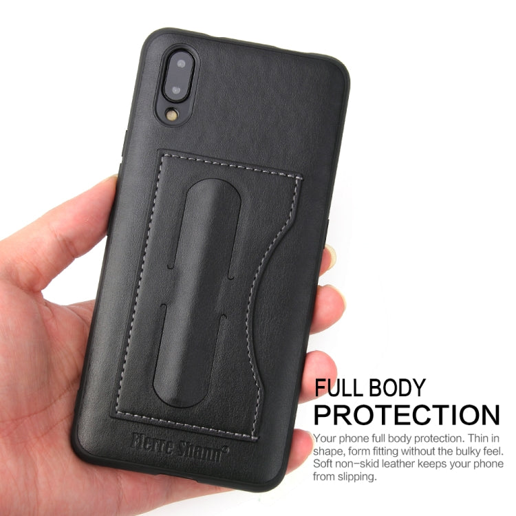 Fierre Shann Full Coverage Protective Leather Case for vivo NEX, with Holder & Card Slot
