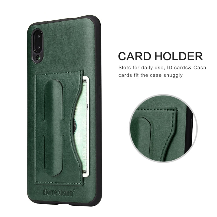 Fierre Shann Full Coverage Protective Leather Case for vivo NEX, with Holder & Card Slot