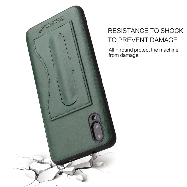Fierre Shann Full Coverage Protective Leather Case for vivo NEX, with Holder & Card Slot
