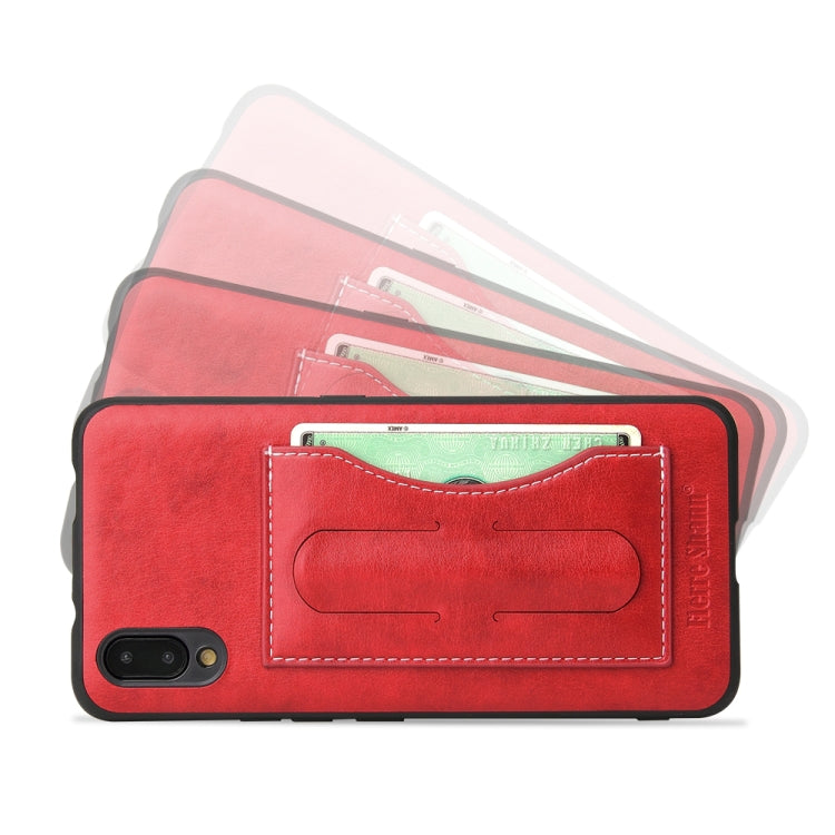 Fierre Shann Full Coverage Protective Leather Case for vivo NEX, with Holder & Card Slot